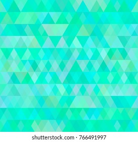 Retro background, pattern triangles transition bright colors. Vector