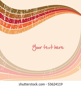 Retro background with place for sample text