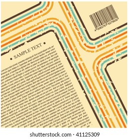 Retro background with place for your text