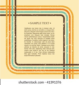 Retro background with place for your text. Vector illustration