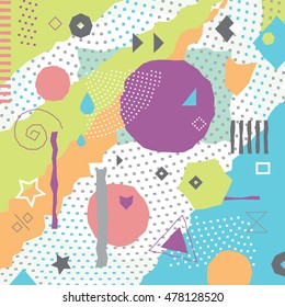 Retro background. Pop Art Geometry. ?3