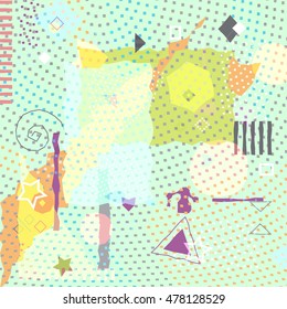 Retro background. Pop Art Geometry. ?2