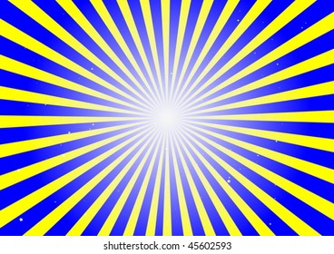 Retro background rays