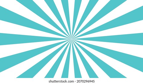 Retro background with rays or stripes in the center. Sunburst or sun burst retro background. Star burst abstract backdrop. Vector illustration
