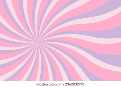 Retro background with rays or stripes in the center. Sunburst or solar burst retro background. Starburst abstract background. Vector illustration