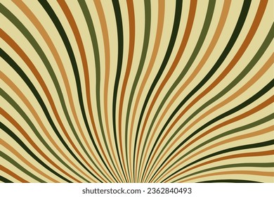 Retro background with rays or stripes in the center. Sunburst or solar burst retro background. Starburst abstract background. Vector illustration