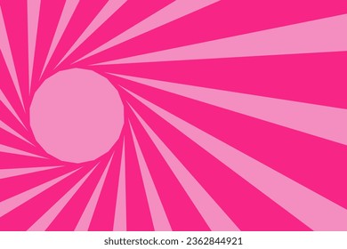 Retro background with rays or stripes in the center. Sunburst or solar burst retro background. Starburst abstract background. Vector illustration