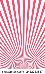 Retro background with rays or stripes in the center. Sunburst or solar burst retro background. Starburst abstract background. Vector illustration