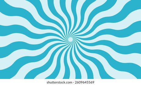 Retro background with rays or stripes in the center. Sunburst or sun burst retro background. Star burst abstract backdrop. Brown color. Vector illustration