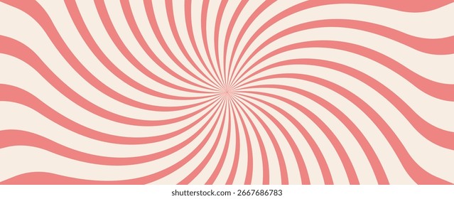 Fondo retro con rayas o rayas en el centro. Fondo retro de explosión solar o explosión solar. Fondo abstracto de Starburst. Ilustración vectorial