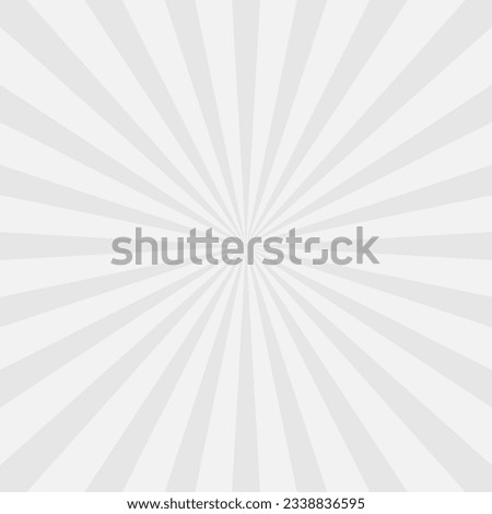 Retro background rays. Sunburst pattern light grey product deal vector background. Radial burst background pattern.