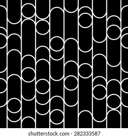 Retro background. Seamless pattern. Vector.