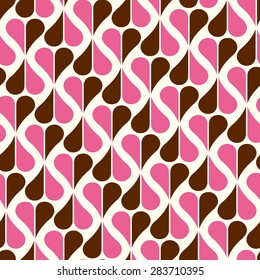 Retro background. Seamless pattern. Vector.