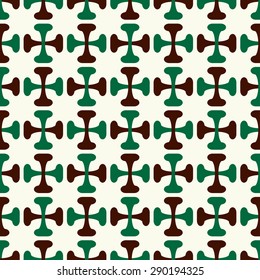 Retro background. Seamless pattern. Vector.