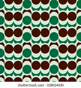 Retro background. Seamless pattern. Vector.