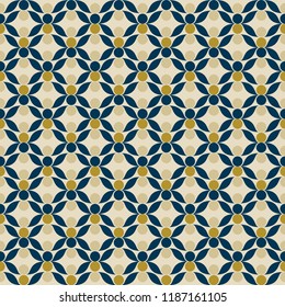 Retro background. Seamless pattern.Vector.