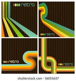 Retro Background Set