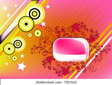 retro background and space for text