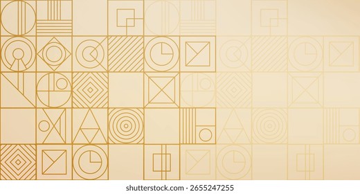 Retro background. Squares and geometric shapes. Geometric drawing. Vector illustration .