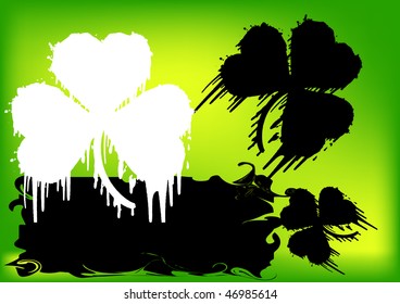 retro background for St. Patrick's Days