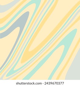 Retro background style groovy, vector illustration.