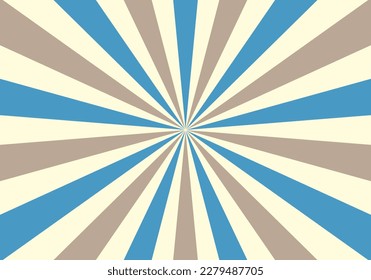retro background with sunburst rays