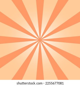 Retro background sunburst with rays. Vector illustration