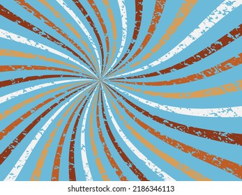 Retro background of a swirl of color with grudge texture. EPS10