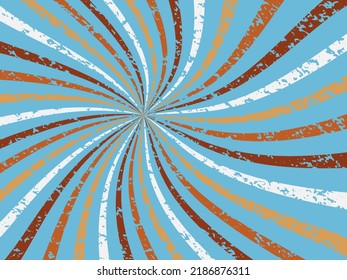 Retro background of a swirl of color with grudge texture. EPS10