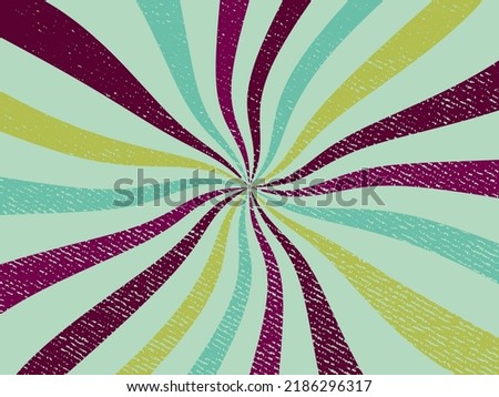 Retro background of a swirl of color with grudge texture. EPS10