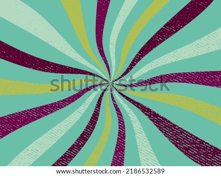 Retro background of a swirl of color with grudge texture. EPS10
