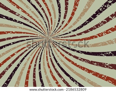 Retro background of a swirl of color with grudge texture. EPS10