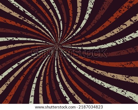 Retro background of a swirl of color with grudge texture. EPS10