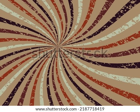 Retro background of a swirl of color with grudge texture. EPS10