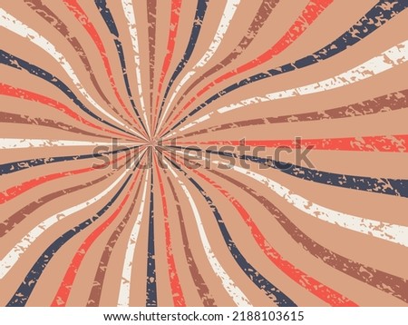 Retro background of a swirl of color with grudge texture. EPS10