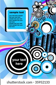 retro background for text