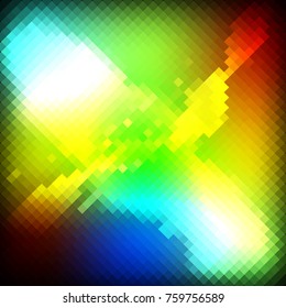 Retro background, transition bright colors, vector background. Vector backdrop of geometric shape.
