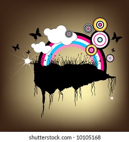 retro background for T-Shirt