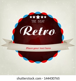 Retro background/ vector