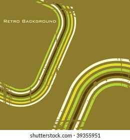 Retro background. Vector.