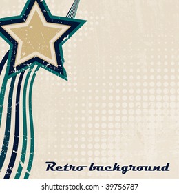 Retro background. Vector.