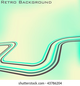Retro background. Vector.