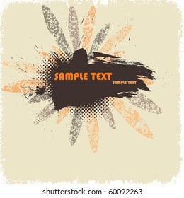 Retro background. Vector.