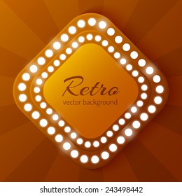 Retro background. Vector eps10.