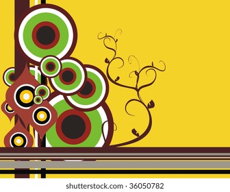 retro background in vector format very easy to edit