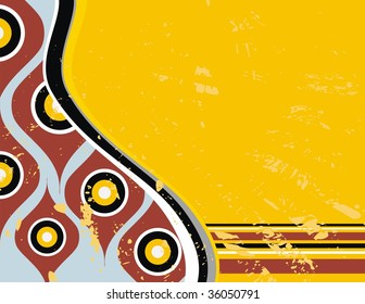 retro background in vector format very easy to edit