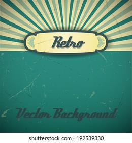 Retro background. Vector texture looks like old items.
