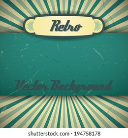 Retro background. Vector texture looks like old items.