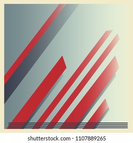 retro background. A vintage poster.