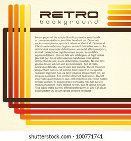 retro background, vintage, vector illustration, background